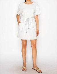 Meet Me In Santorini - French Terry Dress