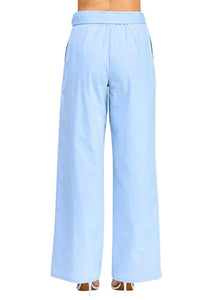 Milk & Honey - Topaz Belted Straight Cut Pants