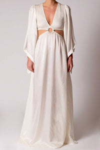 Miguelina - Amora Silk Voile Maxi Dress