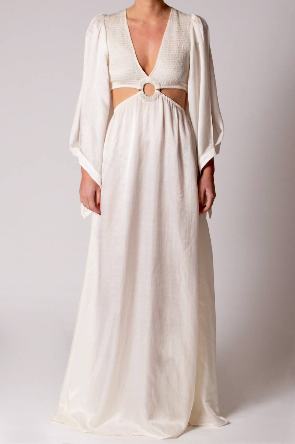 Miguelina - Amora Silk Voile Maxi Dress