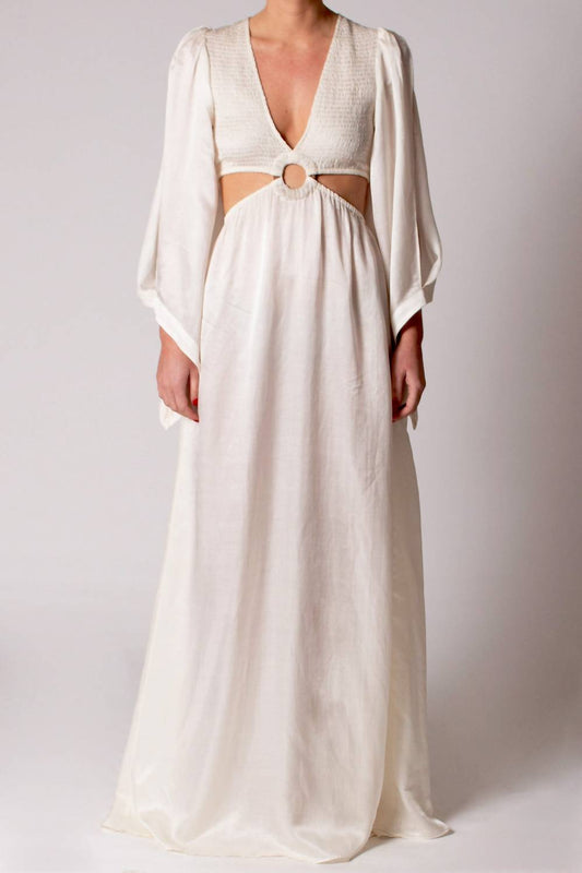 Miguelina - Amora Silk Voile Maxi Dress