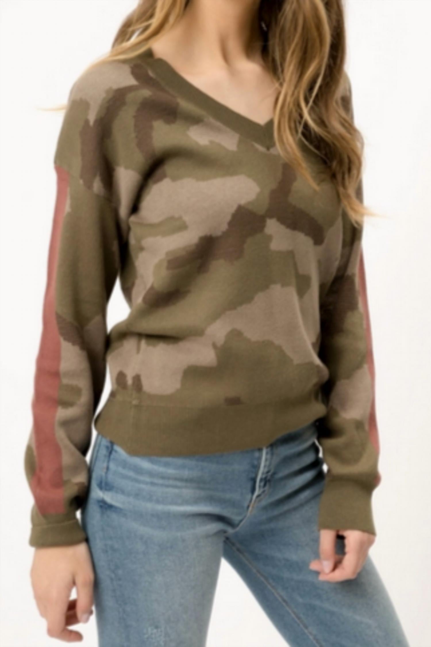 Mystree - Women's Long Sleeves Cotton Sweater