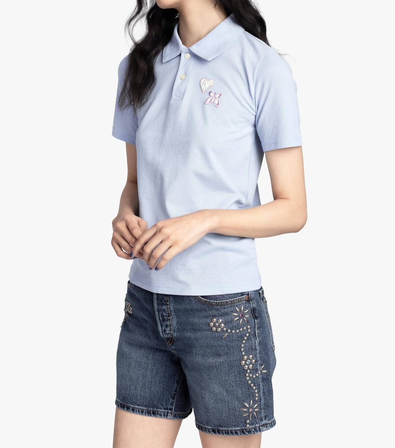 Anna Sui - Patch Polo Tee