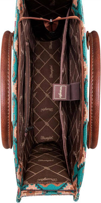 Wrangler - Women's Pattern Dual Sided Print Canvas Tote Bag