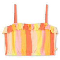 Billieblush Kids' Striped Tank Top in multicolor - kids' tank top - detail view