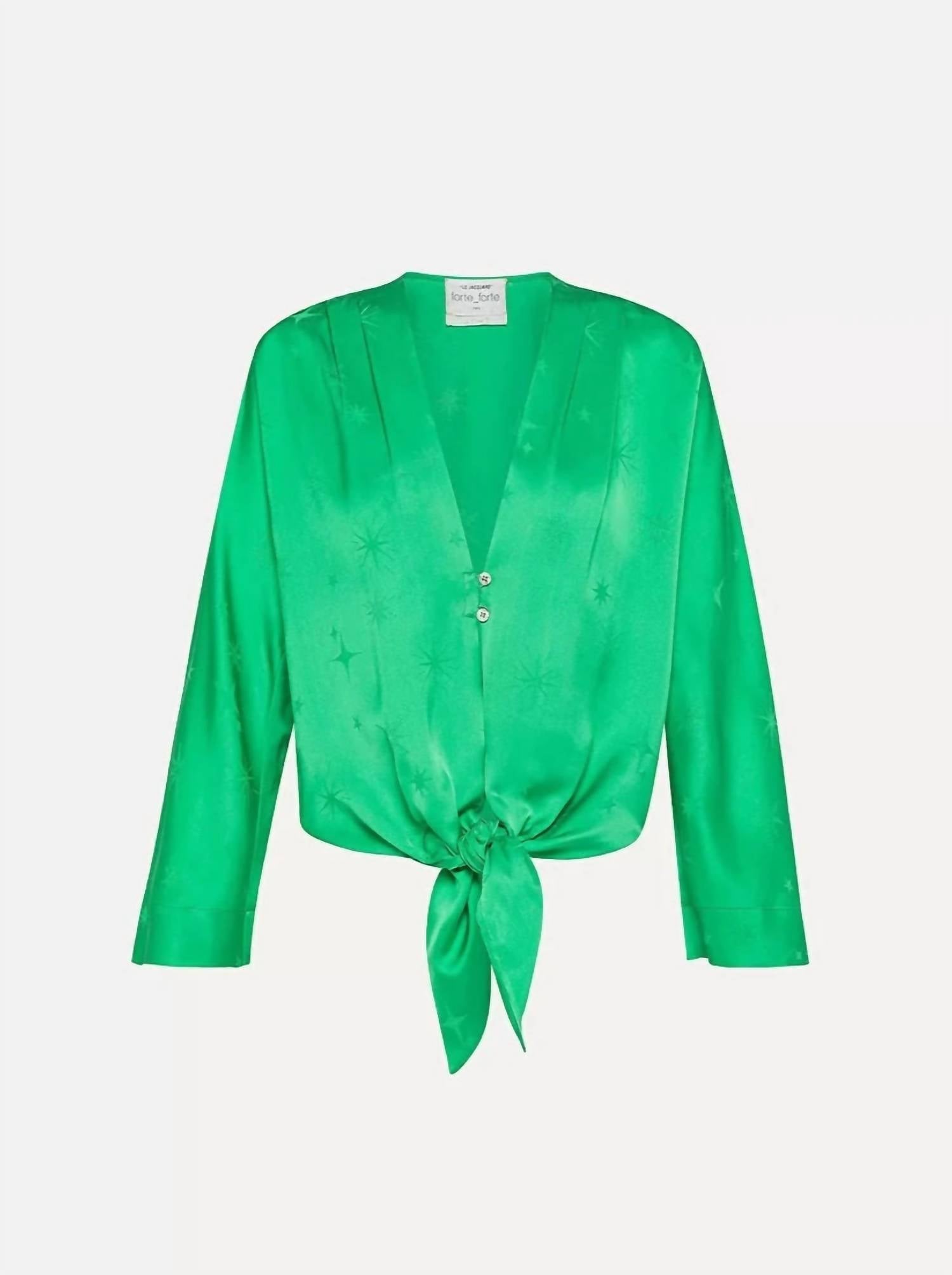Forte Forte - Star Satin Jacquard Shirt