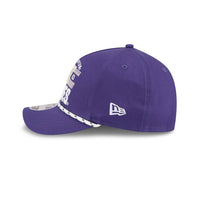 New Era Men's Washington Huskies March Madness 9forty M Crown A Frame Snapback Hat in purple - men's hat - alternate view