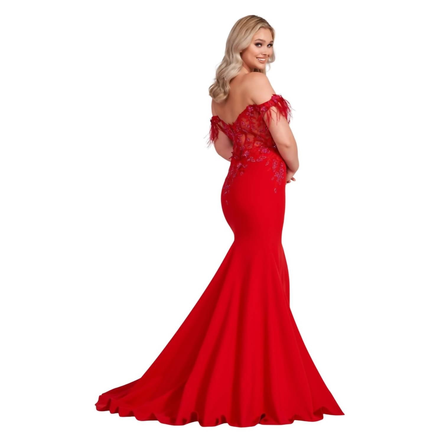 Ellie Wilde - Sweetheart Off-Shoulder Prom Dress