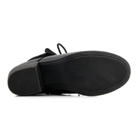 Andrea - Women's Leather Lace Up Ankle Booties