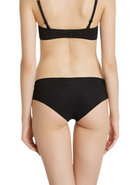 La Perla - Women's Black Cotton Full Cut Bikini