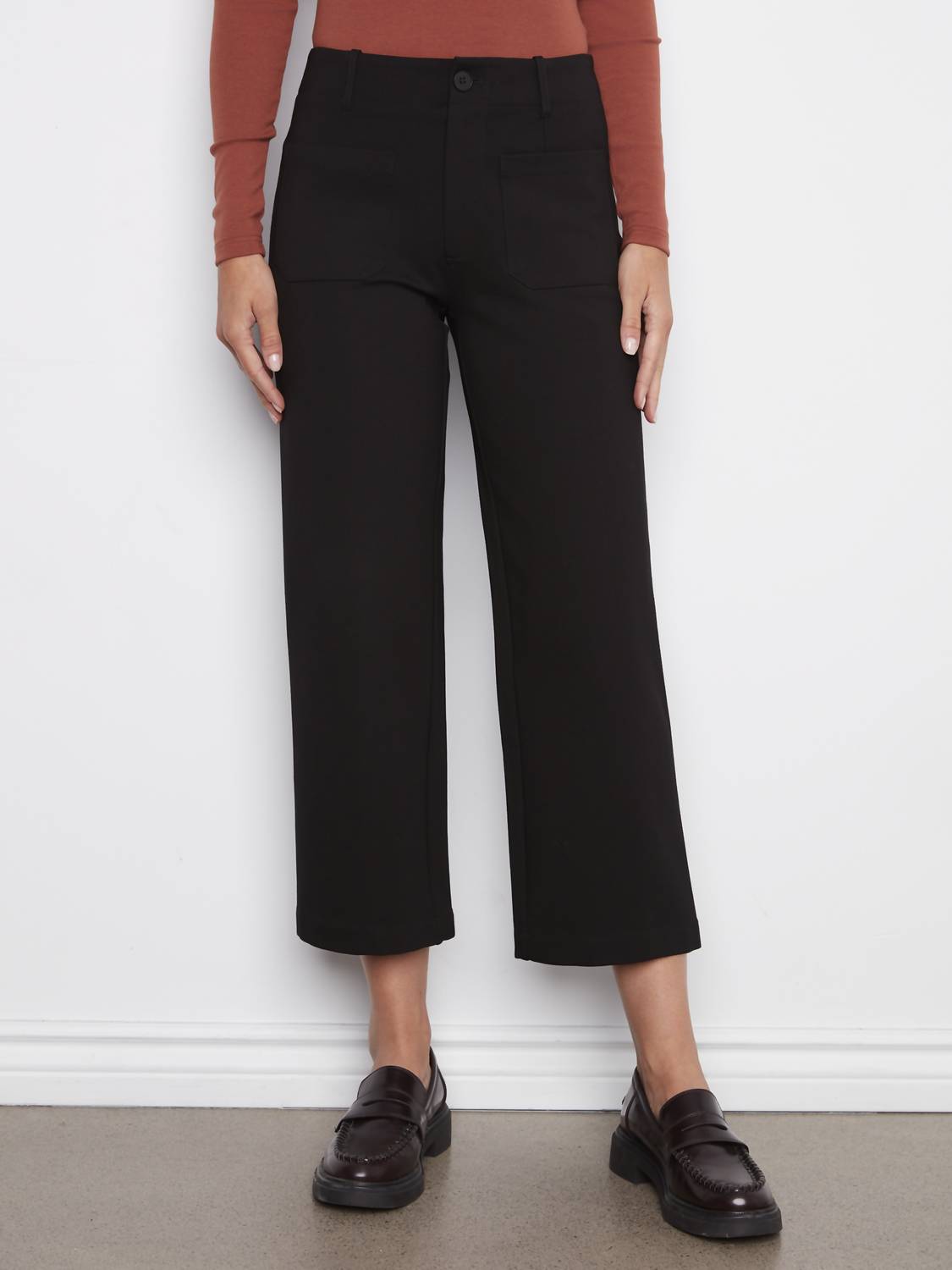 Charlie B - Wide Leg PDR Pants With Pockets