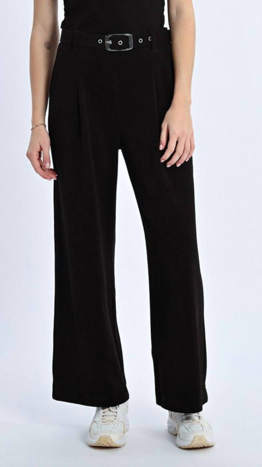 Lili Sidonio - Belted Wide Leg Pants