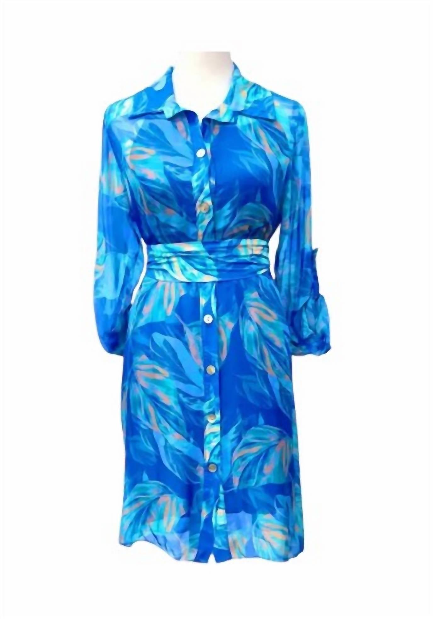 Coton Frais - Women's Martina Silk Floral Dress