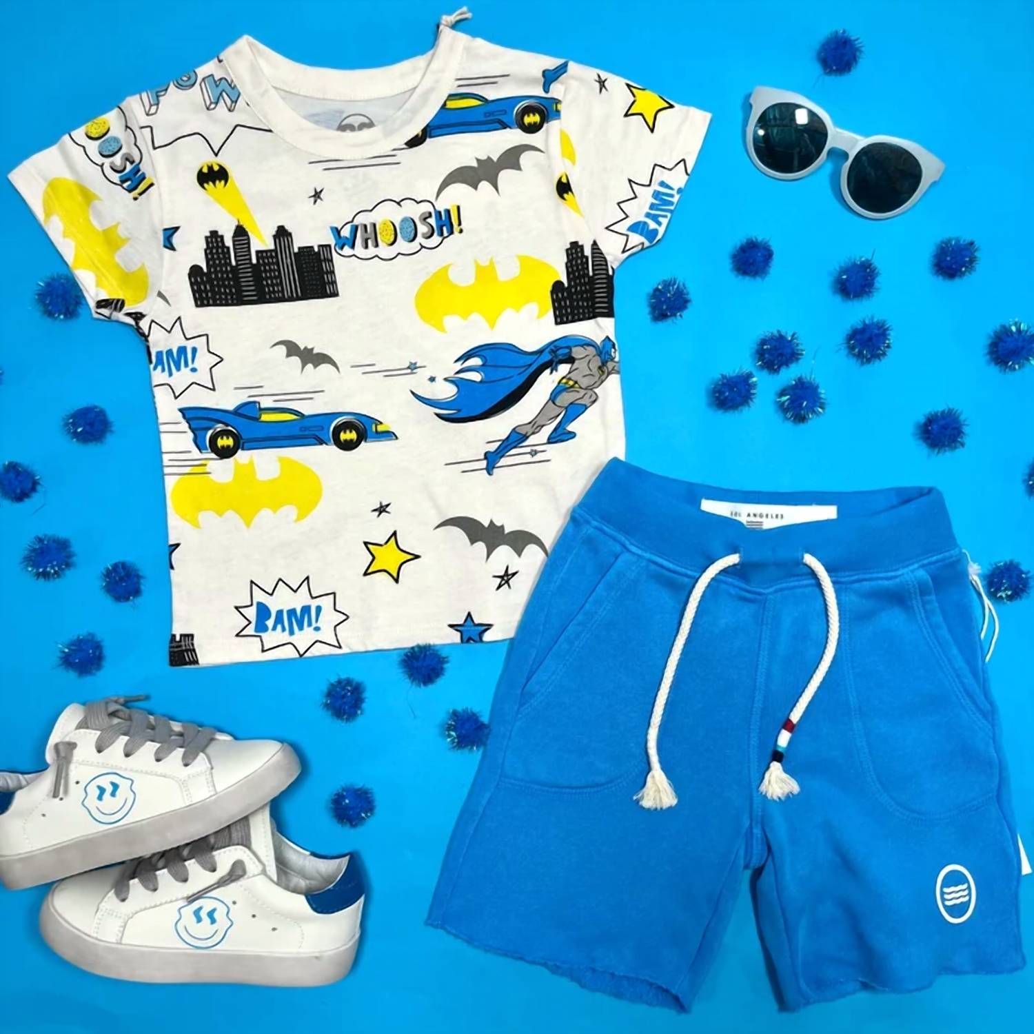 Chaser - Boy's Batmobile Short Sleeve Tee