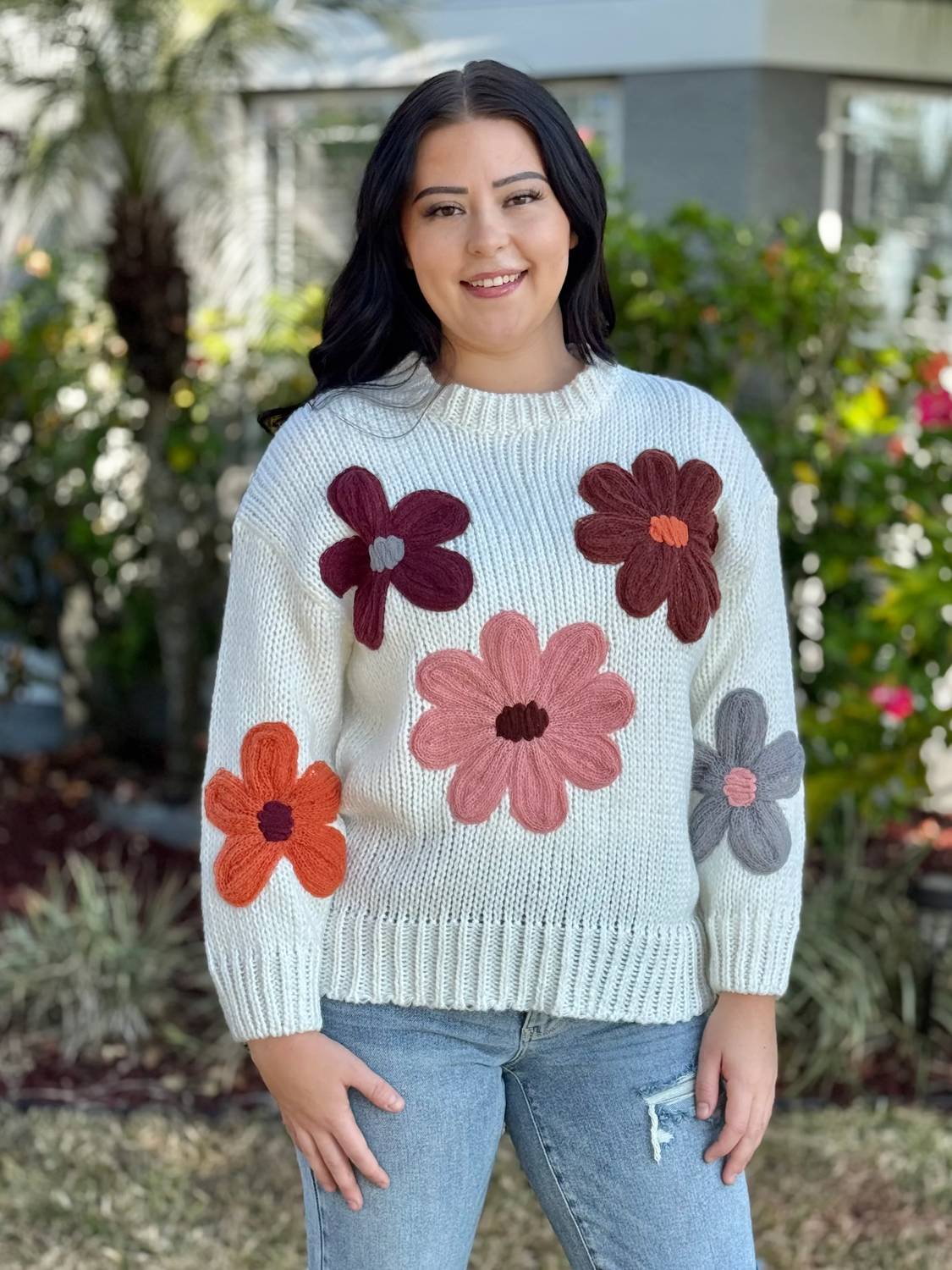 Katydid - Coming Up Daisies Sweater
