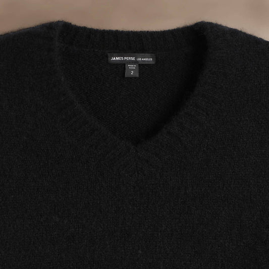 James Perse - Men's Textured Cashmere V-neck Sweater