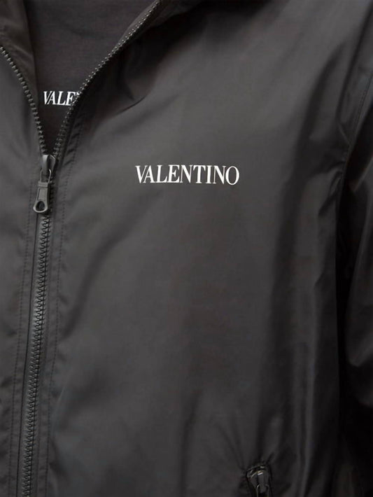 Valentino - Hooded Logo-print Windbreaker Jacket