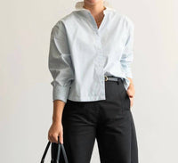 Ichi - Two Tone Button Up Shirt