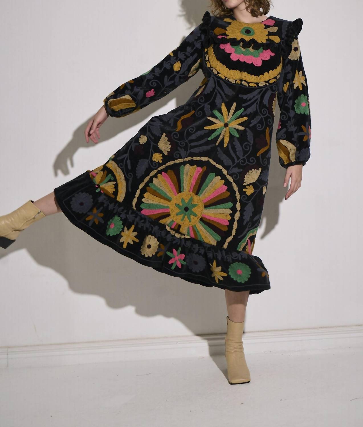 Asha - Suzani Maxi Dress