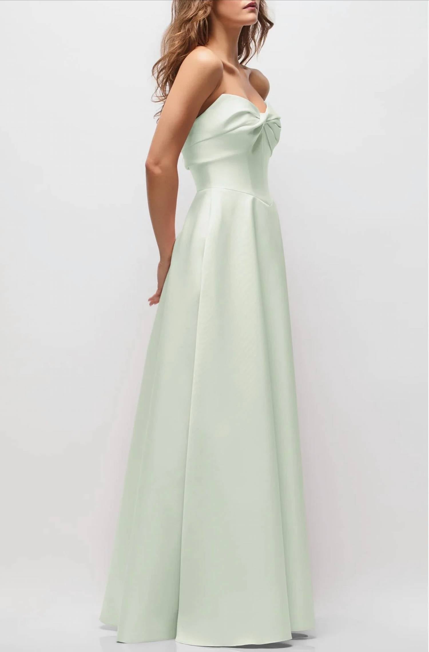 Alfred Sung - Antoinette Strapless Mikado Gown
