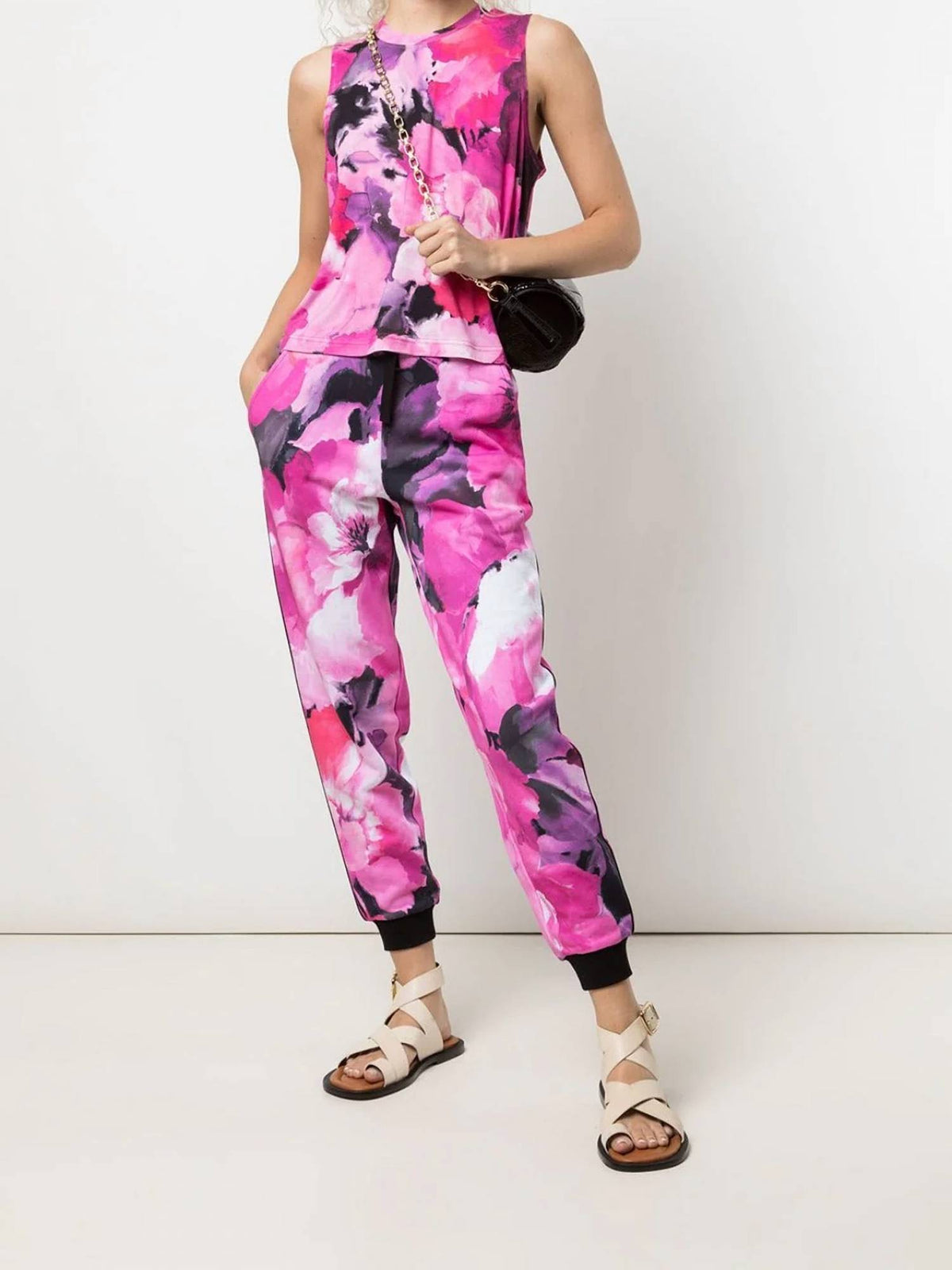 Marchesa Athleisure - Laila Printed Sweatpants