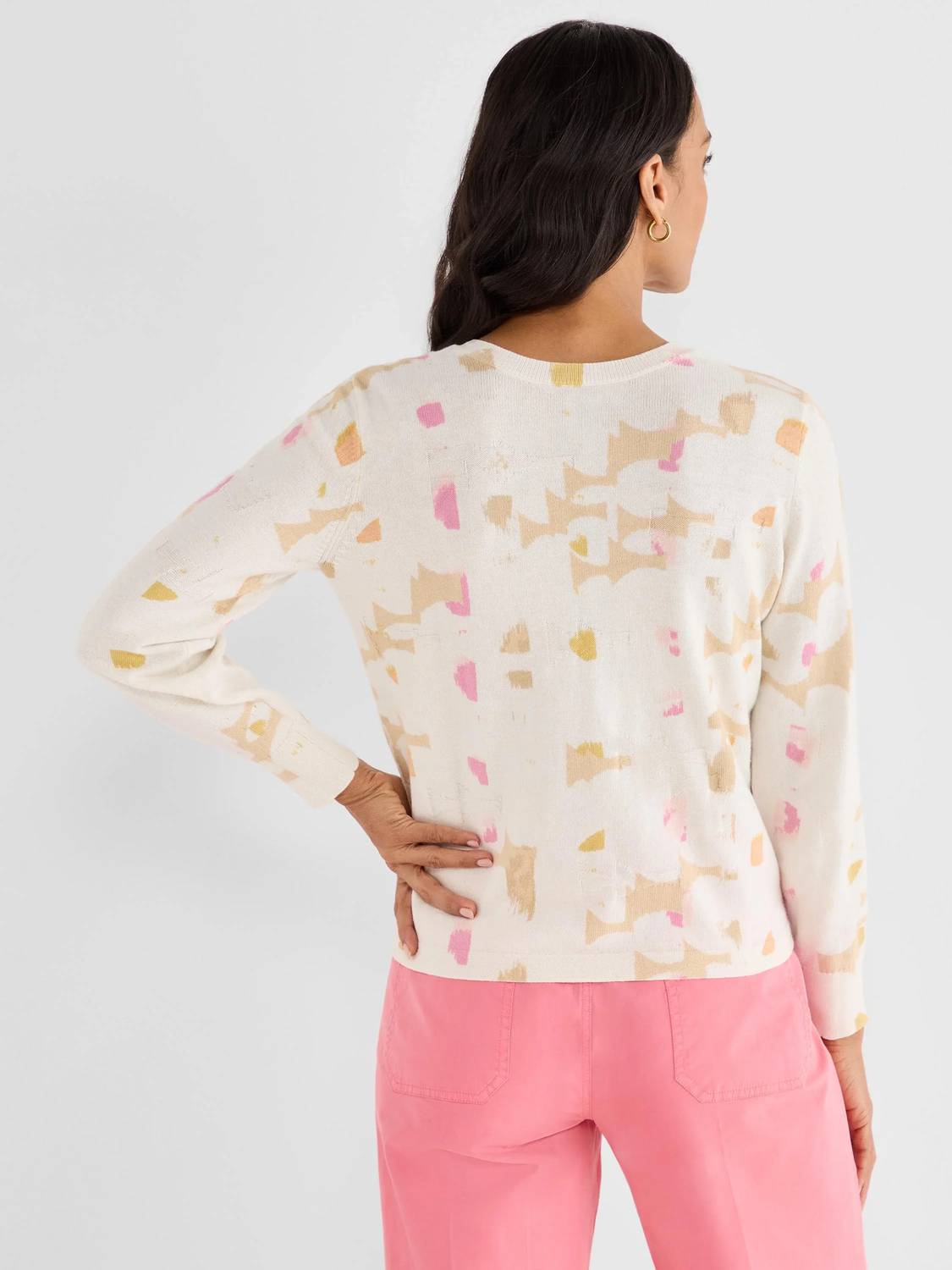 Nic + Zoe - Meline Mod Mix V-neck Sweater