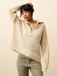 Faherty - Women’s Miramar Linen Quarter Zip Top