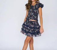 Flowers By Zoe - Chiffon Lace Top