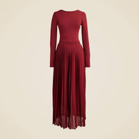 J.Crew - Pleated Ballet Dress In Stretch Cotton Blend