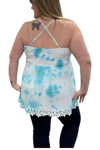 White Birch - Lace Crochet Cloud Cami Top