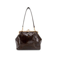 Like Dreams - Women's Miette Faux Croc Top Handle Clutch