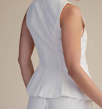 Glam - Peplum and Proper Button Up Top