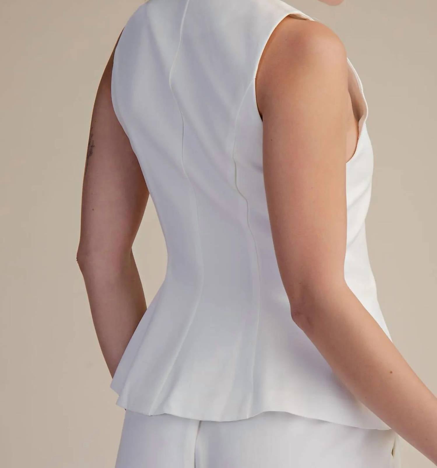 Glam - Peplum and Proper Button Up Top