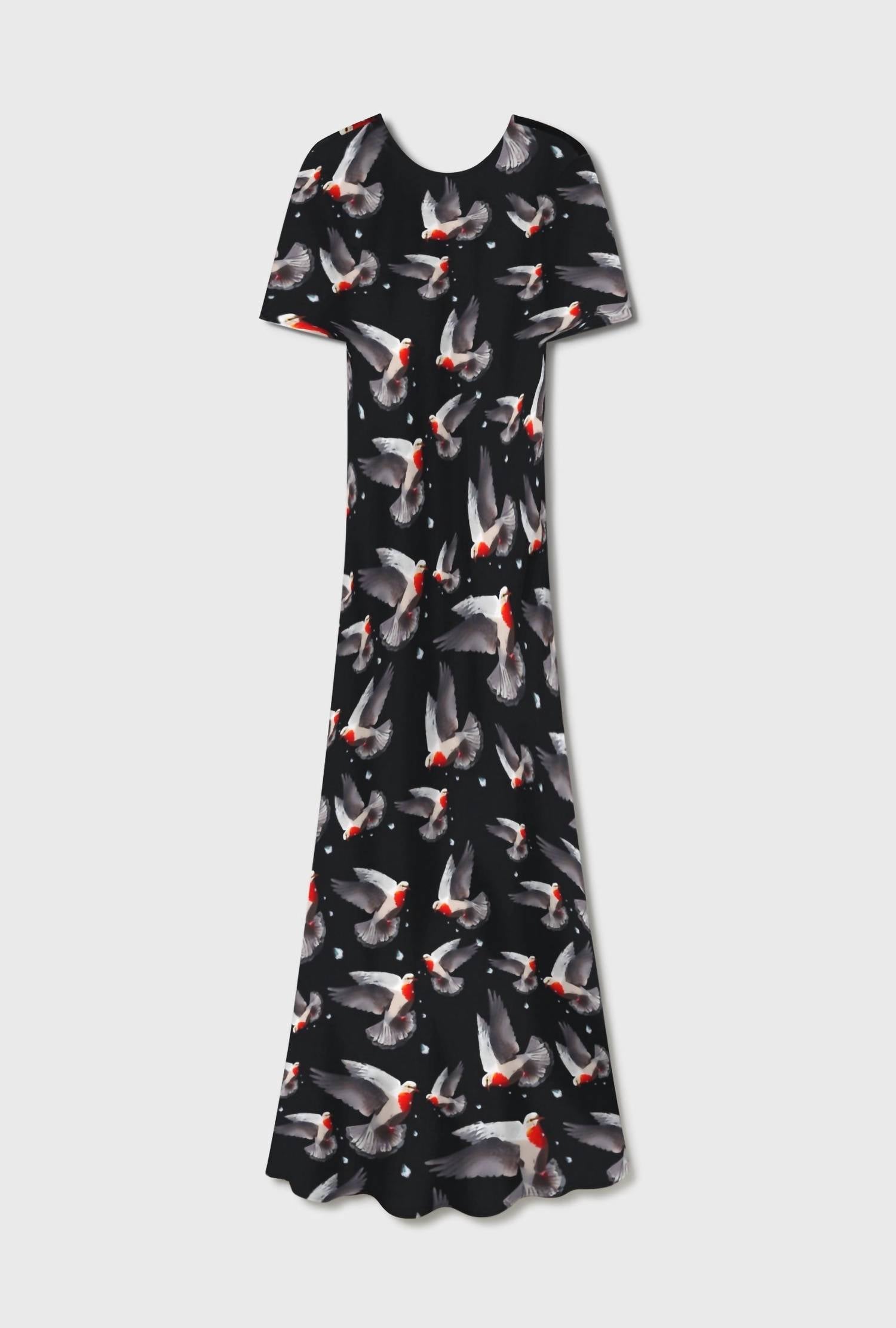 Silk Laundry - Short Sleeve Bias Dress