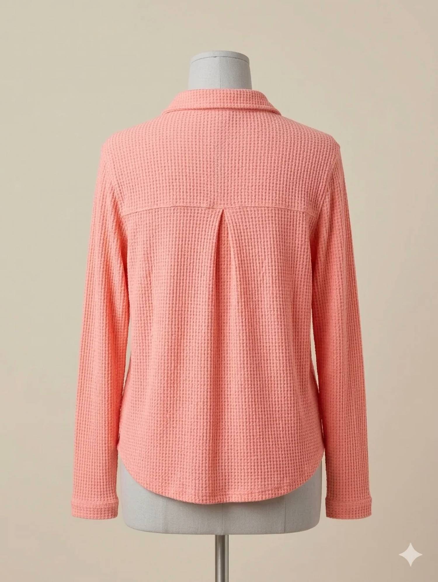 Hello Nite - Lush Waffle Knit Harper Shirt
