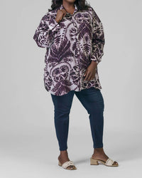 Marie Oliver - Nico Button Down Long Sleeve Blouse - Plus