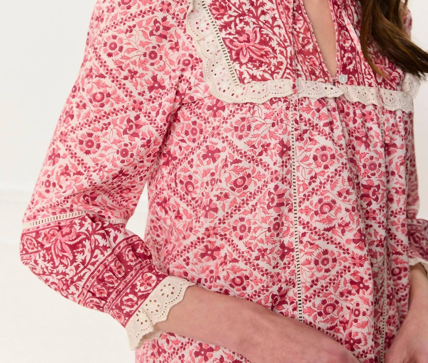 Pink City Prints - Nettie Blouse