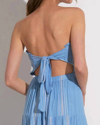 Elan - Aria Strapless Midi Dress