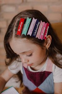 Lilies & Roses - Days of the Week Hair Clips Set