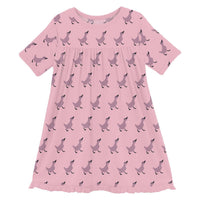 Kickee - Girls' Short Sleeve Swing Dress