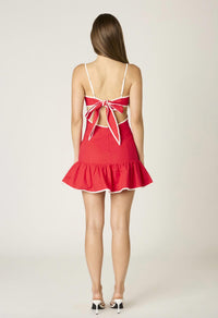 Cotton Candy La - Sugar Lace Ruffle Mini Dress