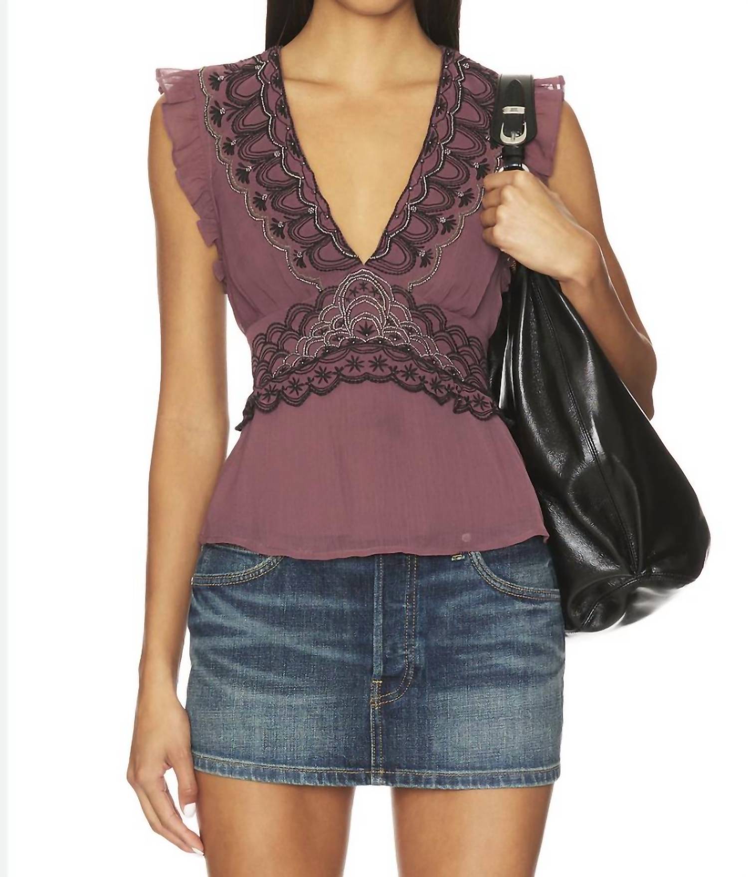 Free People - Dream On Beaded Tank