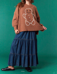 Fantastic Fawn - Gingerbread Man Sweater