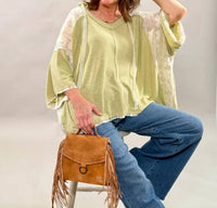 Pol - Breezy Hoodie with Lace