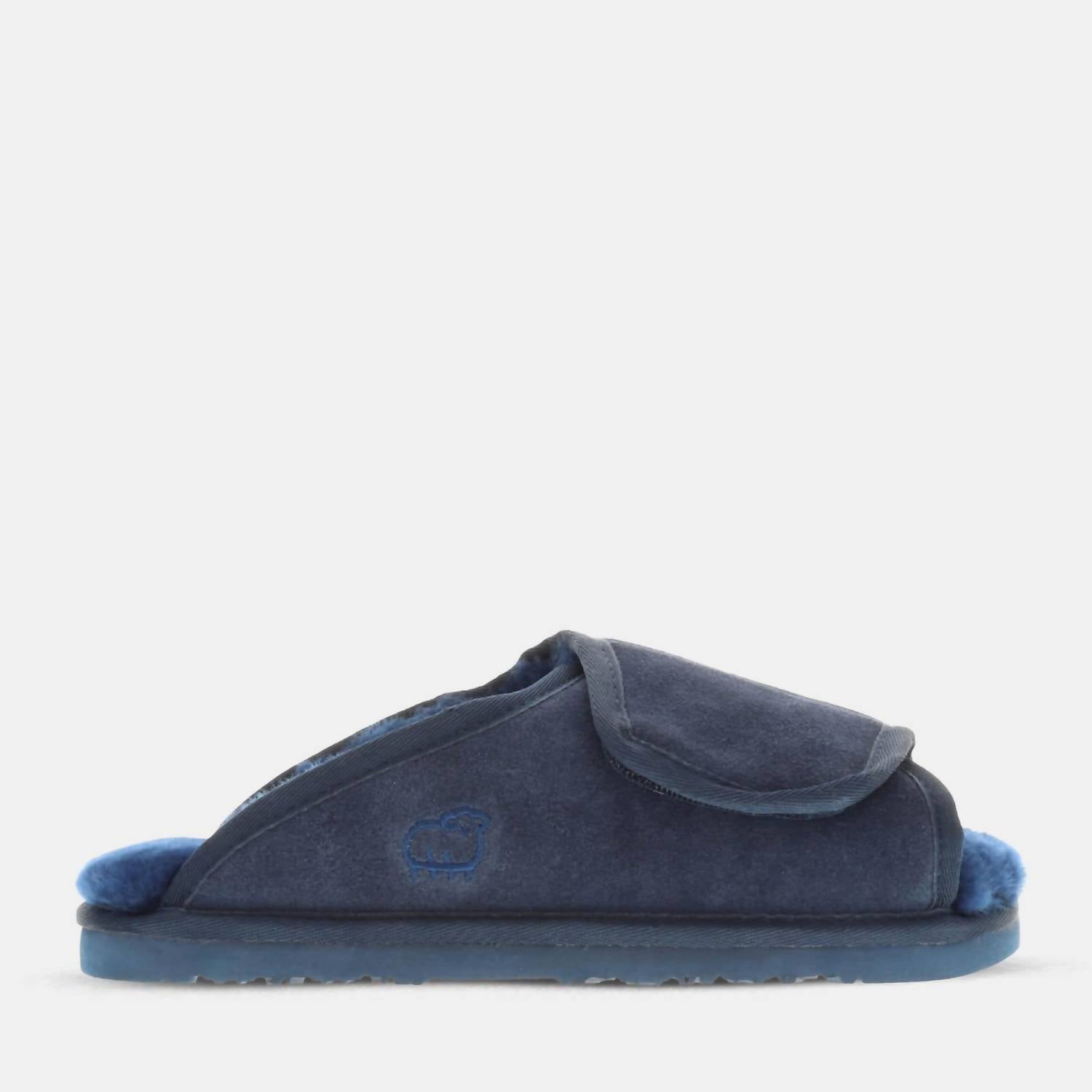 Lamo - Women's Open Toe Wrap Wide Slipper