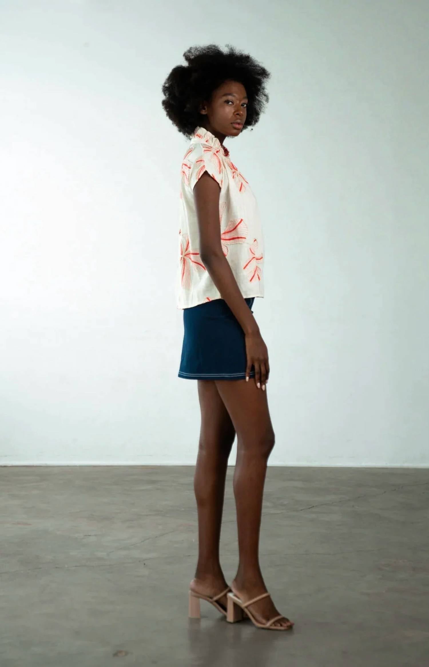 Never A Wallflower - Vicki Short Sleeve Top