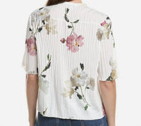 Vince - Pleated Wilted Peony Shirt