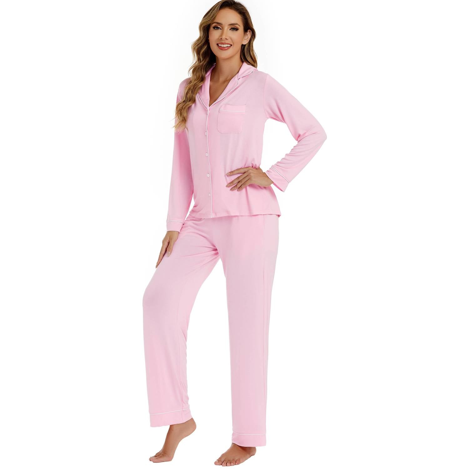 Gex Worldwide - Dream of Me Bamboo Long-Sleeve Pajama Set