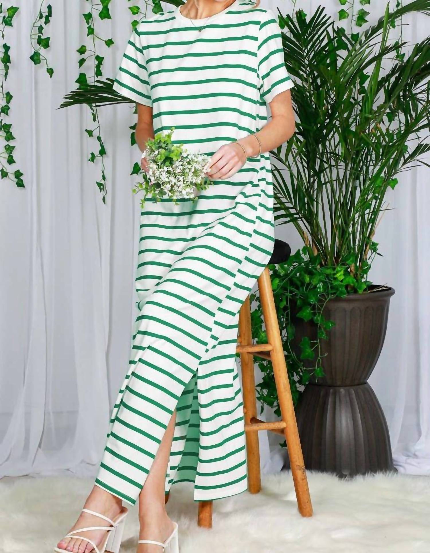 Vine & Love - Boat Crew Stripe Dress