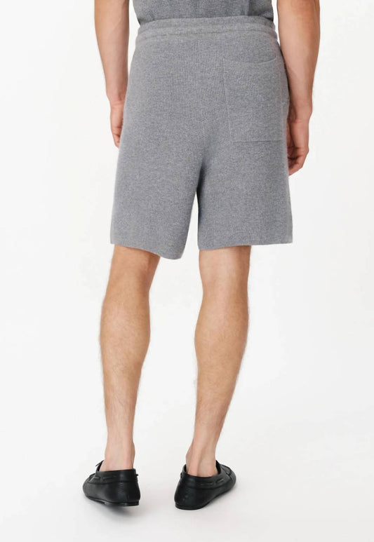 Atm - Merino Cotton Cashmere Blend Waffle Short